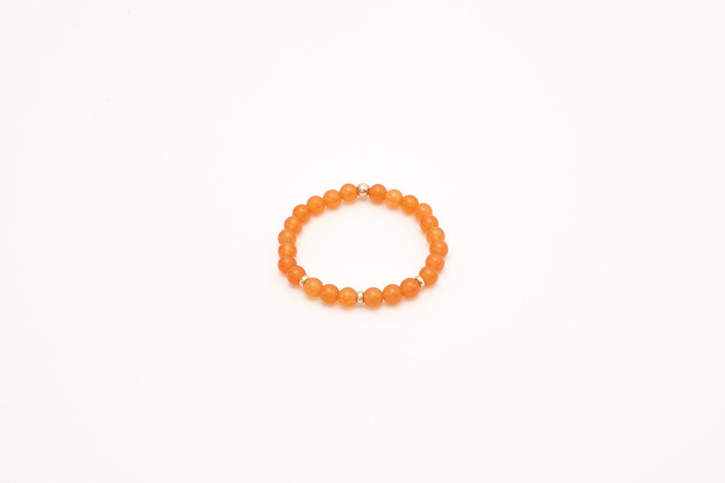 golden orange bracelet