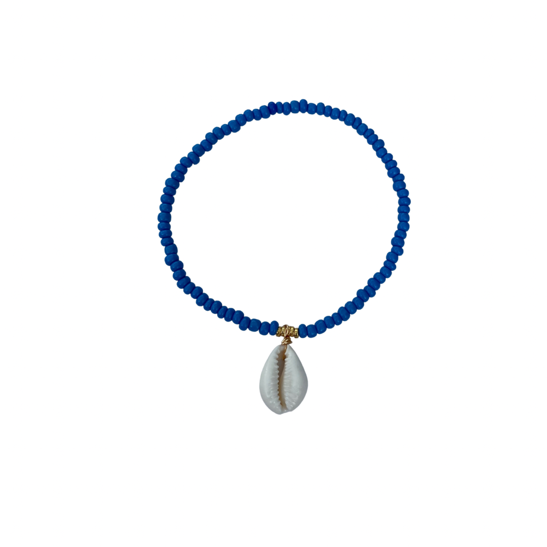 blue sea anklet