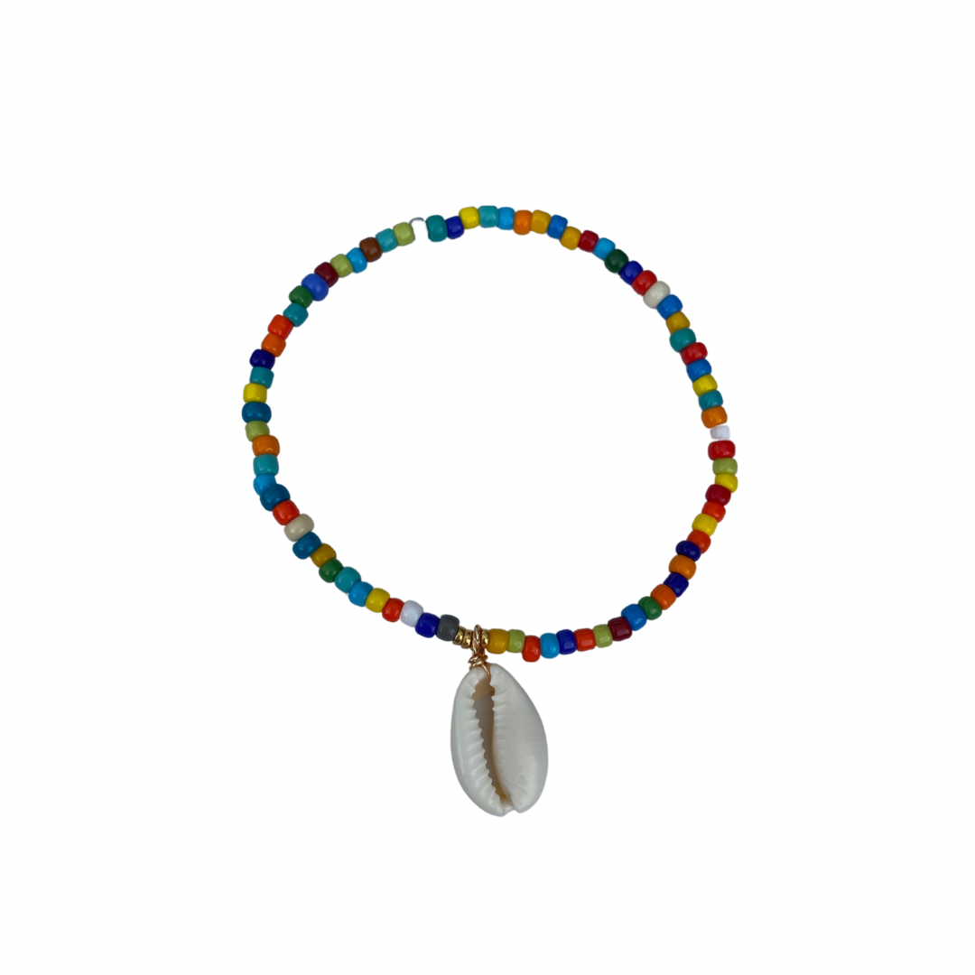 rainbow anklet