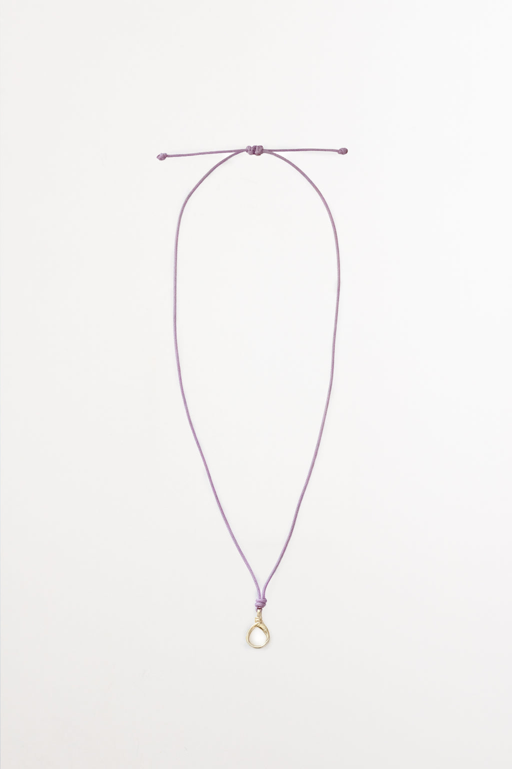corded charm necklace