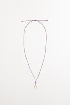 corded charm necklace