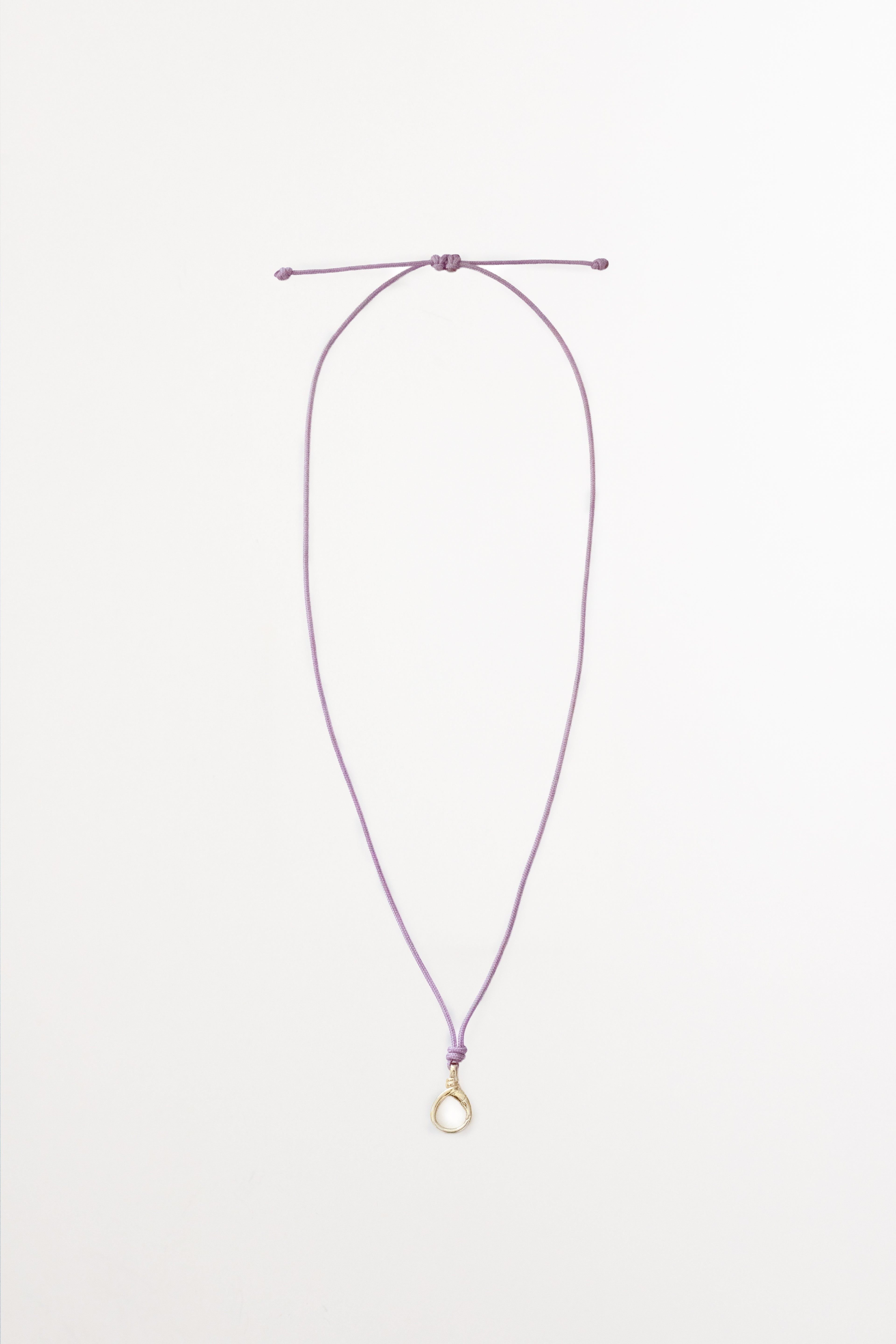 corded charm necklace