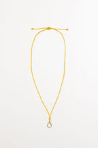 corded charm necklace
