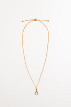 corded charm necklace