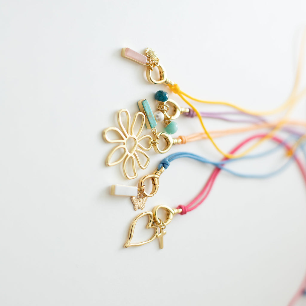 corded charm necklace
