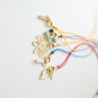 corded charm necklace