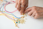 corded charm necklace