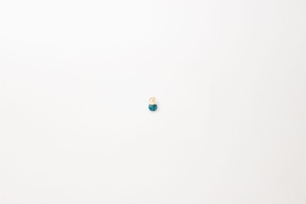 faceted apatite charm